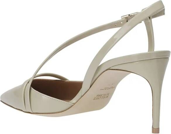 Malone Souliers Hoge hakken Beige Pointed Stiletto Slingback in beige