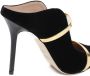 Malone Souliers Pumps & high heels Maureen 100 Black Gold Velvet Pumps in zwart - Thumbnail 2