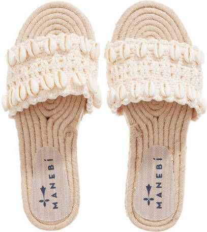 Manebi Espadrilles jute sandals in beige