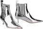 Marc Cain Boots & laarzen Stiefelette in zilver - Thumbnail 3