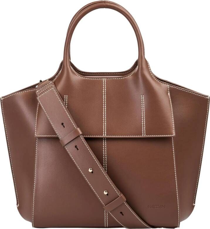 Marc Cain Sneakers Henkeltasche in bruin