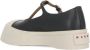 Marni Loafers Black Leather Sneakers in zwart - Thumbnail 8