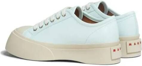 Marni Low-Top Sneakers Pablo Leather Platform Sneakers in wit