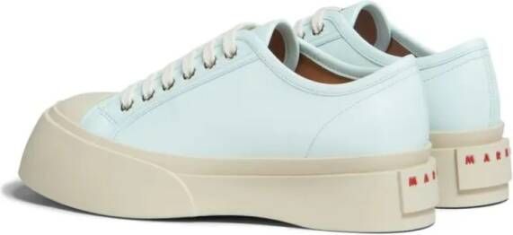 Marni Low-Top Sneakers Pablo Leather Platform Sneakers in wit