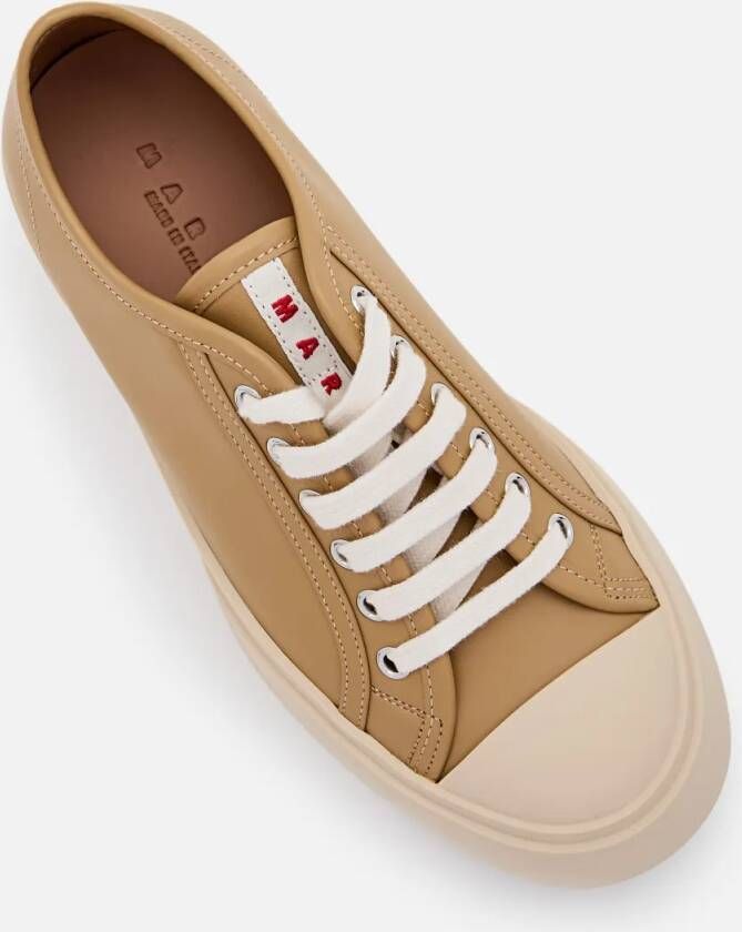 Marni Low-Top Sneakers Pablo Low Top Lace-Up Sneaker in bruin