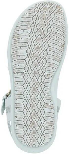 Marni Sandalen Light Blue Leather Gladiator Sandals in blauw