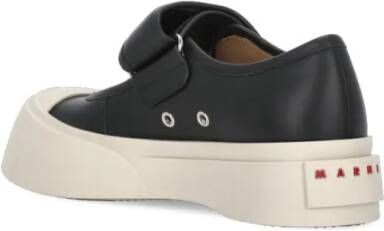 Marni Lage-top sneaker Mary Jane Sneakers in zwart