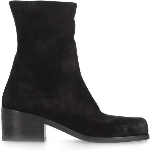 Marsèll Boots Black Leather Boots in zwart