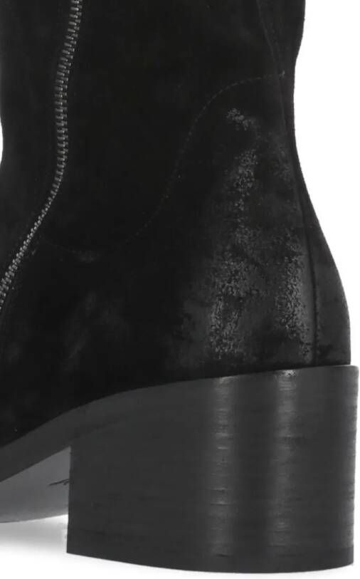 Marsèll Boots Black Leather Boots in zwart