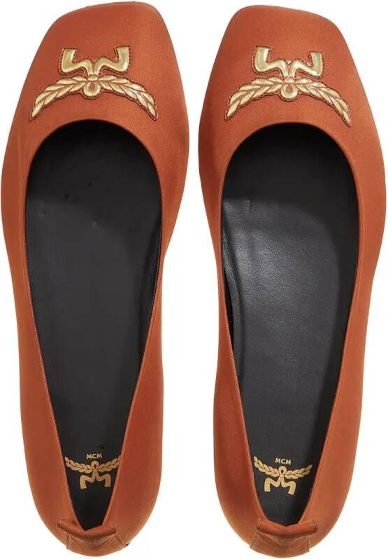 MCM Ballerinas W Col Wvn Balrna Co in cognac