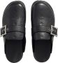 MCM Loafers U l Eb Mn Leather Flat Mules in zwart - Thumbnail 8