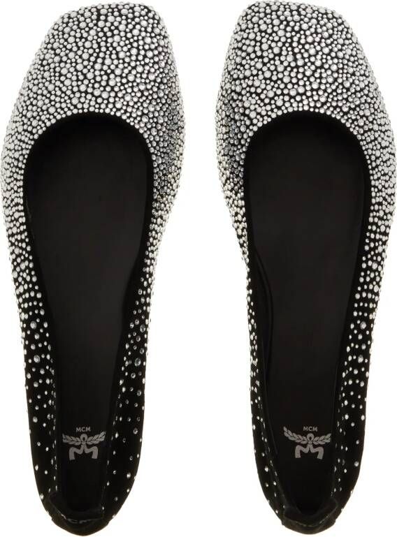 MCM Loafers W l Leather Blrna Crystal Mix in zwart