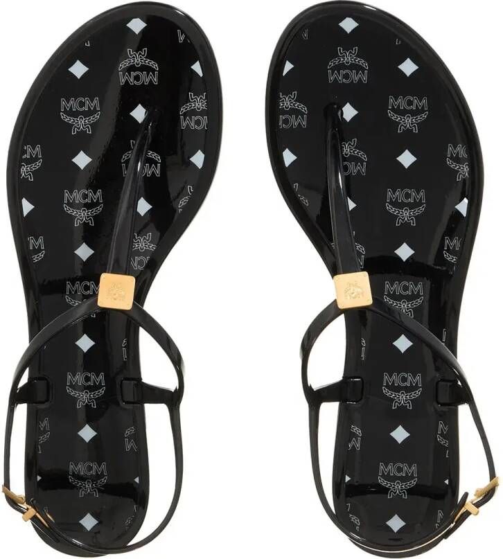 MCM Sandalen W Col Jelly Sandal Bk in zwart