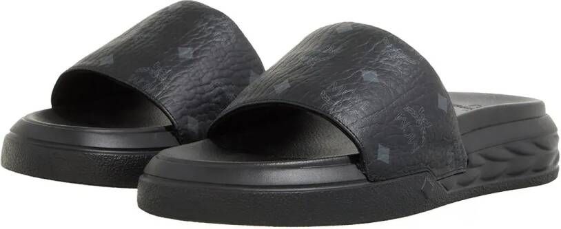 MCM Slippers & Mules U Col Vi New Slide Bk in zwart