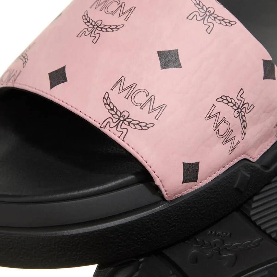 MCM Slippers & Mules W Col Vst Slide Pz in poeder roze