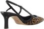 Michael Kors Hoge hakken Alora Mid Sling in luipaardprint - Thumbnail 2