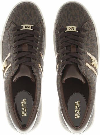 Michael Kors Sneakers Irving Stripe Lace Up in bruin