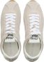 Miu High-Top Sneakers Logo Printed Lace Up Sneakers in poeder roze - Thumbnail 3