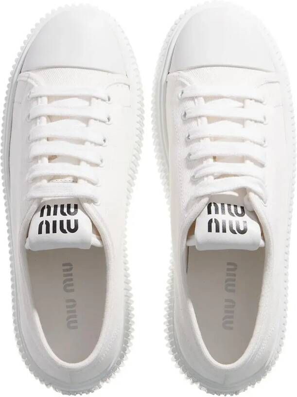 Miu Low-Top Sneakers Woman Sneakers in wit