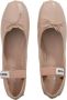 Miu Loafers Leather Ballerinas in beige - Thumbnail 3