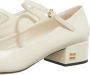 Miu Loafers & ballerina schoenen Woman Two Toned Pumps in crème - Thumbnail 2