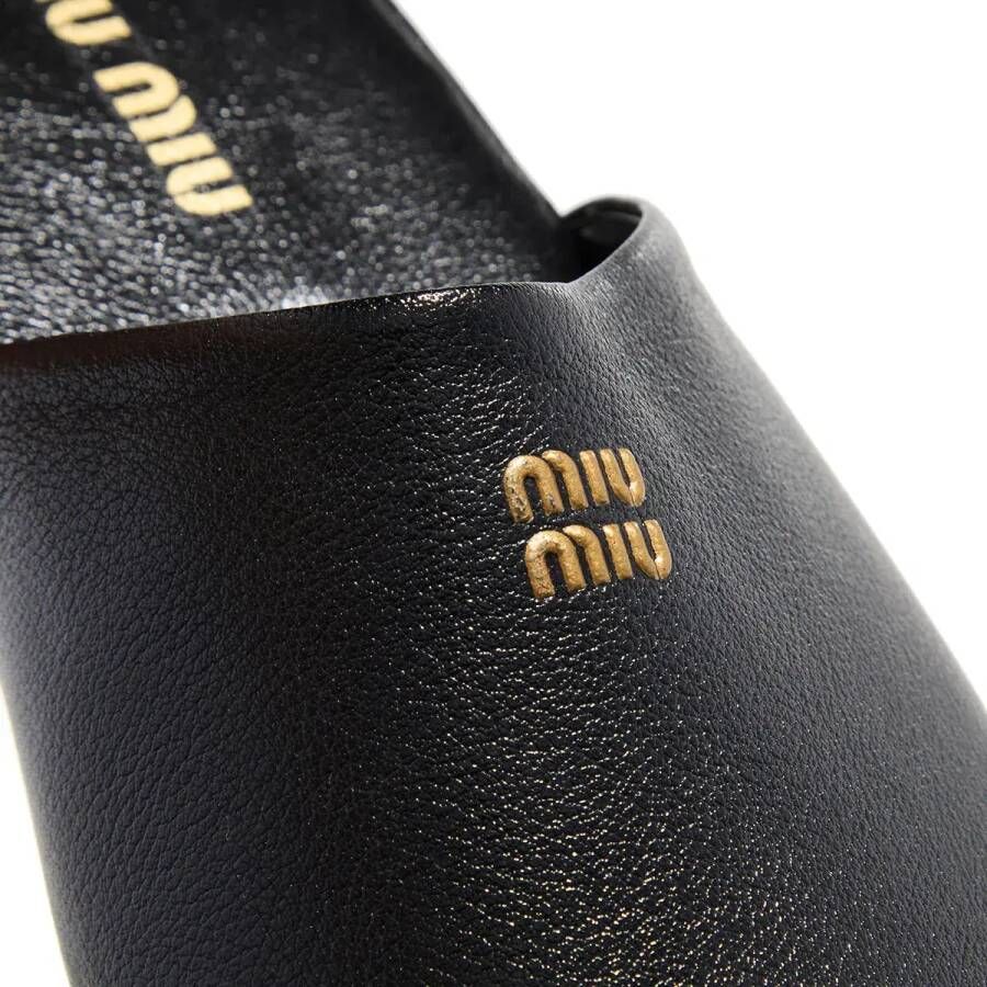 Miu Slippers & Mules Woman Mules in zwart