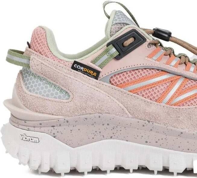 Moncler Lage-top sneaker Pastel Pink Trailgrip Sneakers in beige