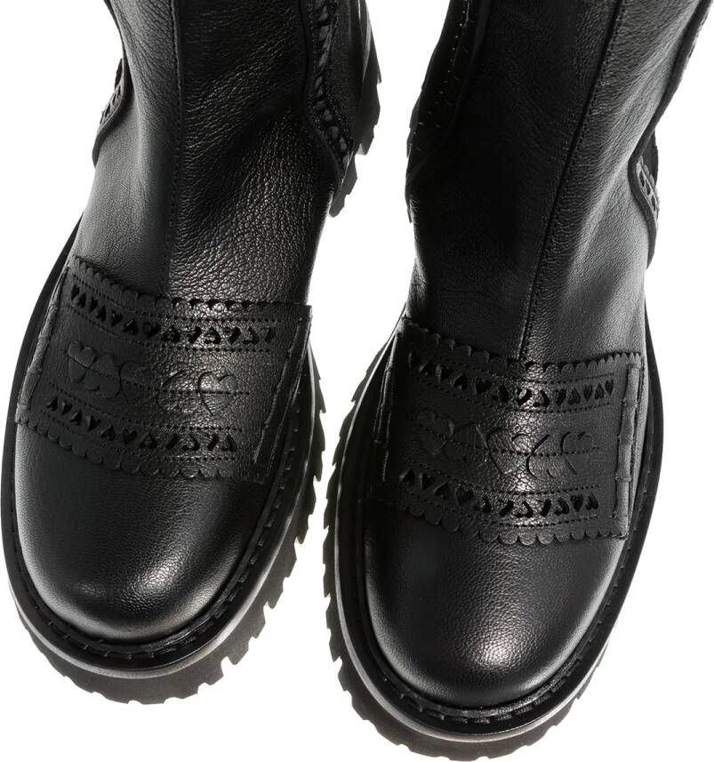 Moschino Boots & laarzen Hearted Brogue Sporty in zwart