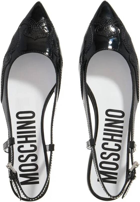 Moschino Espadrilles Ballerina in zwart