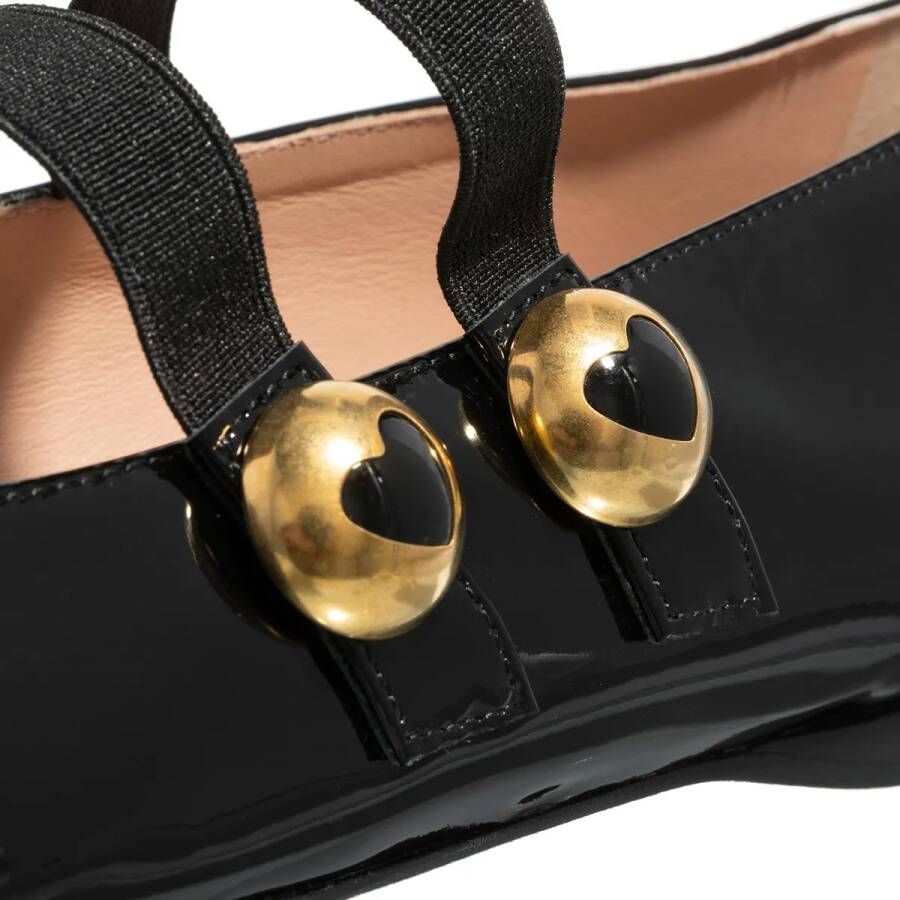 Moschino Espadrilles Hearted Button in zwart