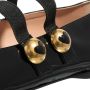 Moschino Espadrilles Hearted Button in zwart - Thumbnail 2