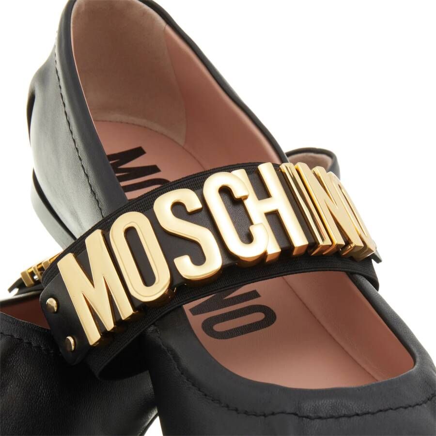 Moschino Espadrilles Maxilettering in zwart