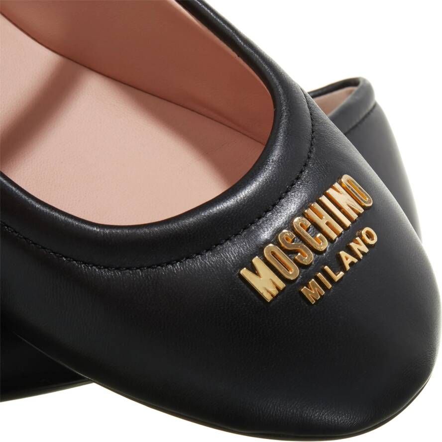 Moschino Espadrilles Plate in zwart