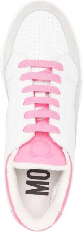 Moschino Low-Top Sneakers White in wit