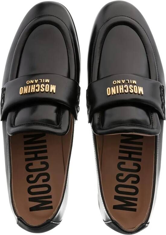 Moschino Loafers Plate in zwart