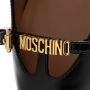 Moschino Pumps & high heels Mini Lettering in zwart - Thumbnail 2