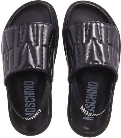 Moschino Sandalen Fussbett Nappa in zwart