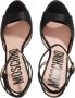 Moschino Sandalen Strass Heel Sandals in zwart - Thumbnail 2