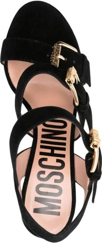 Moschino Slippers & Mules Sandals Black in zwart