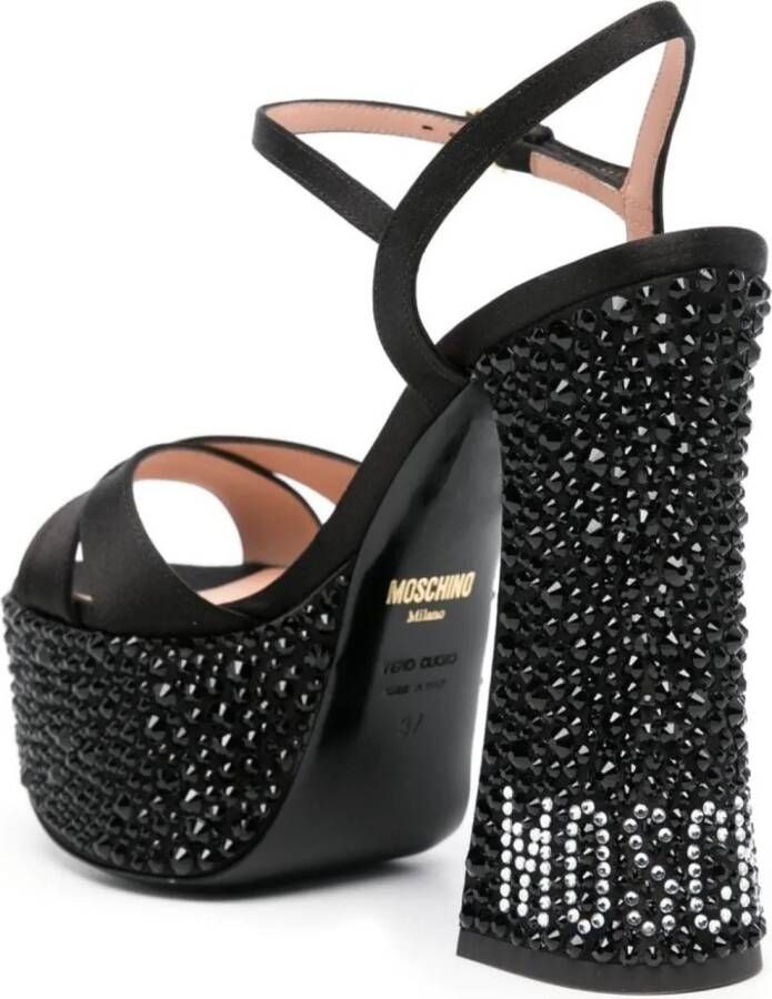 Moschino Slippers & Mules Sandals Black in zwart