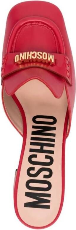 Moschino Slippers & Mules Sandals Red in rood