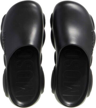 Moschino Slippers & Mules Scarpad.Rubber30 Gomma in zwart