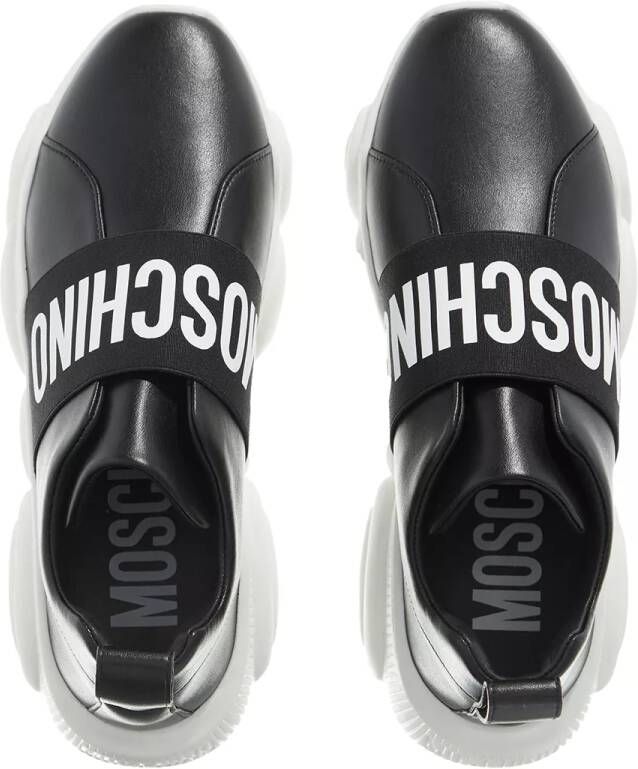 Moschino Sneakers Sneakerd.Orso30 Vitello Pu W.Sneakers in zwart