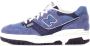 New Balance Blauwe Suède Logo Sneakers Blue Dames - Thumbnail 11