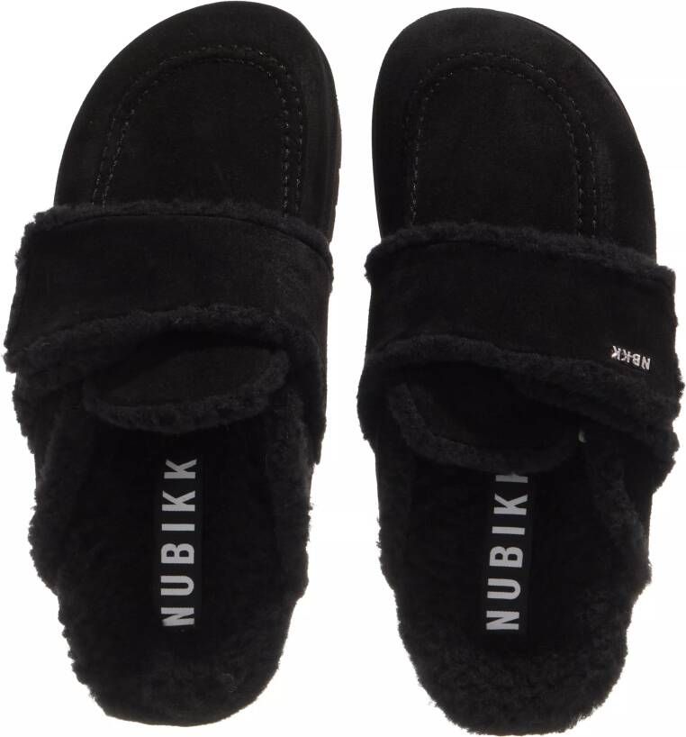 Nubikk Slippers Teddy Chunky Fur (L) in zwart