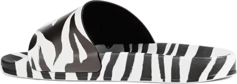 Off-White Low-Top Sneakers Printed Logo Pool Slides Sandals in meerkleurig