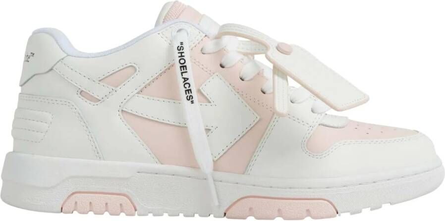 Off-White Low-Top Sneakers Sneaker Out of Office in poeder roze