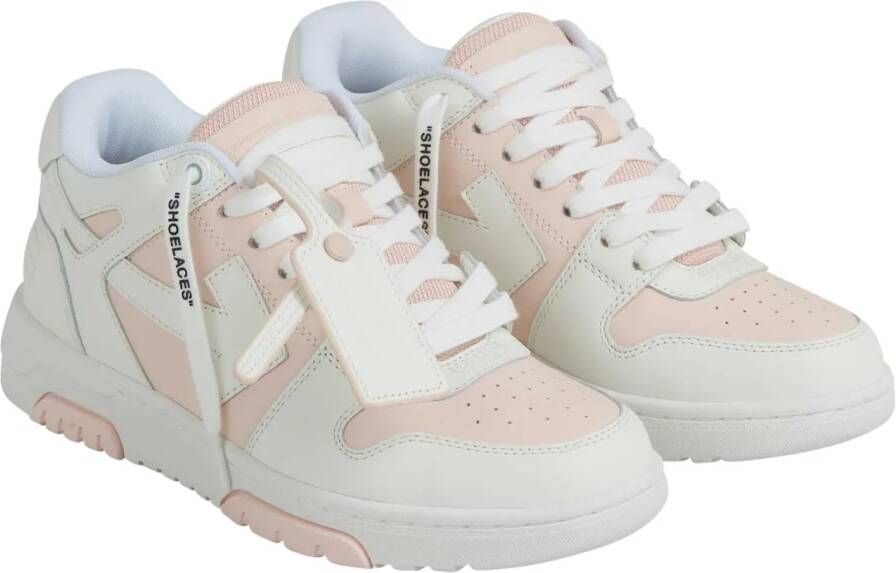 Off-White Low-Top Sneakers Sneaker Out of Office in poeder roze