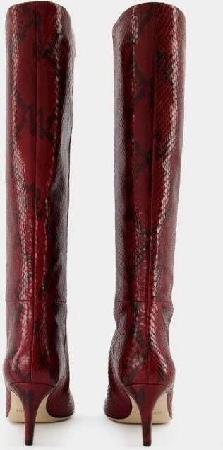 Paris Texas Boots Stiletto 60 Boots Leather Burgundy in rood