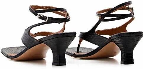 Paris Texas Sandalen 55mm Portofino Lace Up Sandal in zwart